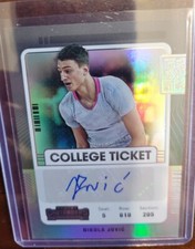 NIKOLA JOVIC - 2022-23 Panini Chronicles CONTENDERS AUTO TICKET CAMPUS