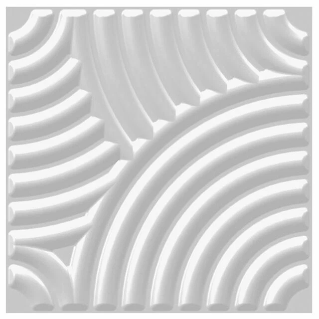 White Wallpaper Wall Panels