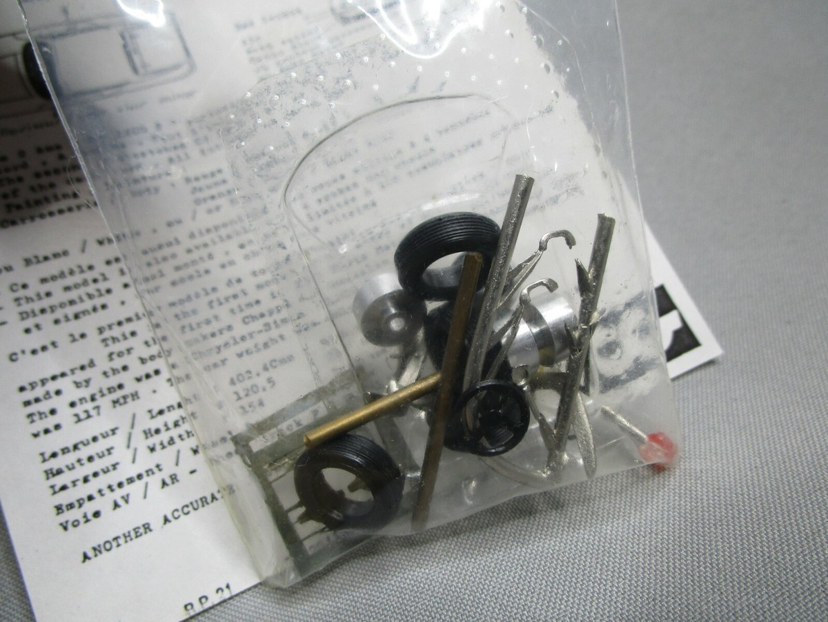 AR134 JIELGE 1/43 KIT RESINE SIMCA CG COUPE 1200S TYPE B 1969 REF 72A