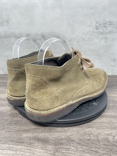 John Varvatos Shoes Mens Size 7 Chukka Boot Brown Suede Star Hipster Mid Top - Picture 6 of 13