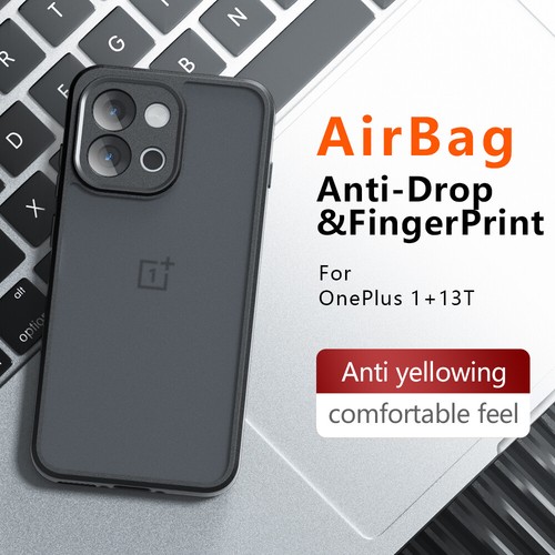 For Oneplus 13T , Phone Case Black Matte Bumper Anti-slip Soft TPU Cover - 第 4/16 張圖片