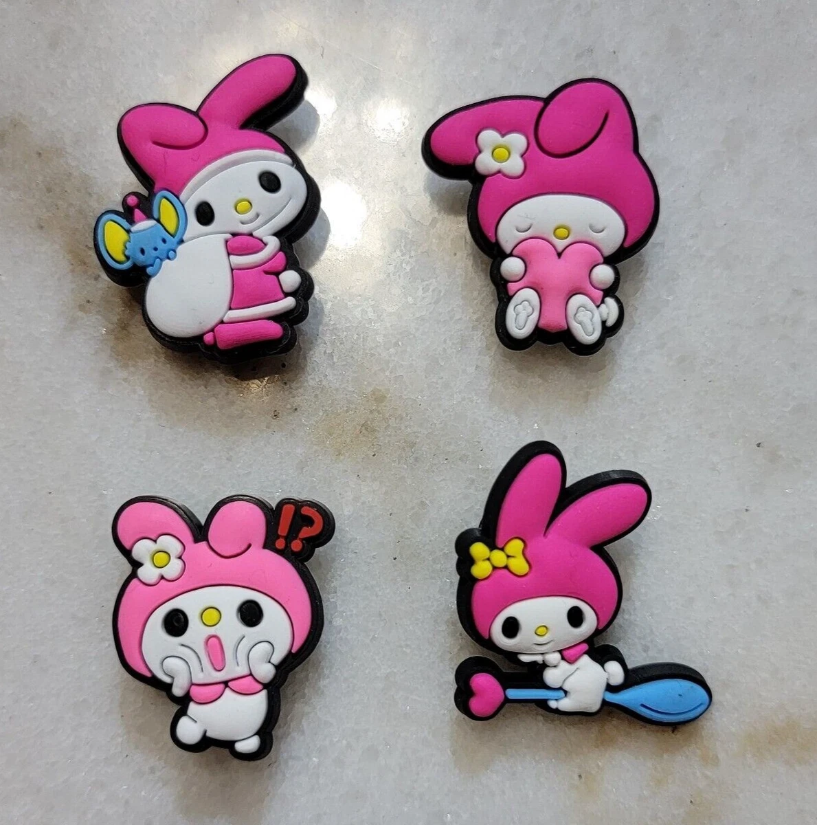 Kawaii My Melody/Kuromi/Cinnamoroll Croc Charms PRICE IS FOR 2