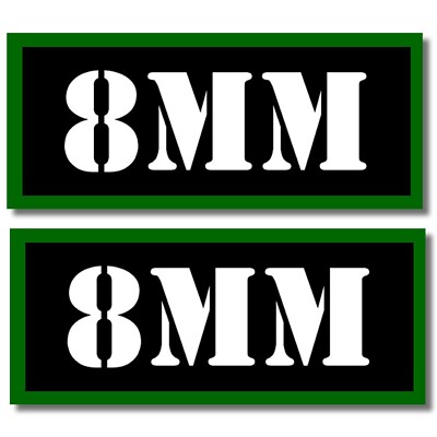 50 BMG Ammo Can Labels for Ammunition Case 3.5 x1.50 stickers decals