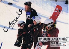 Carolin Langenhorst (Snowboard), sygn. AK