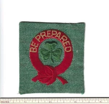 EL GIRL SCOUT BE PREPARED CE PATCH LARGE INSIGNIA FIRST CLASS BADGE GSUSA GSA !!