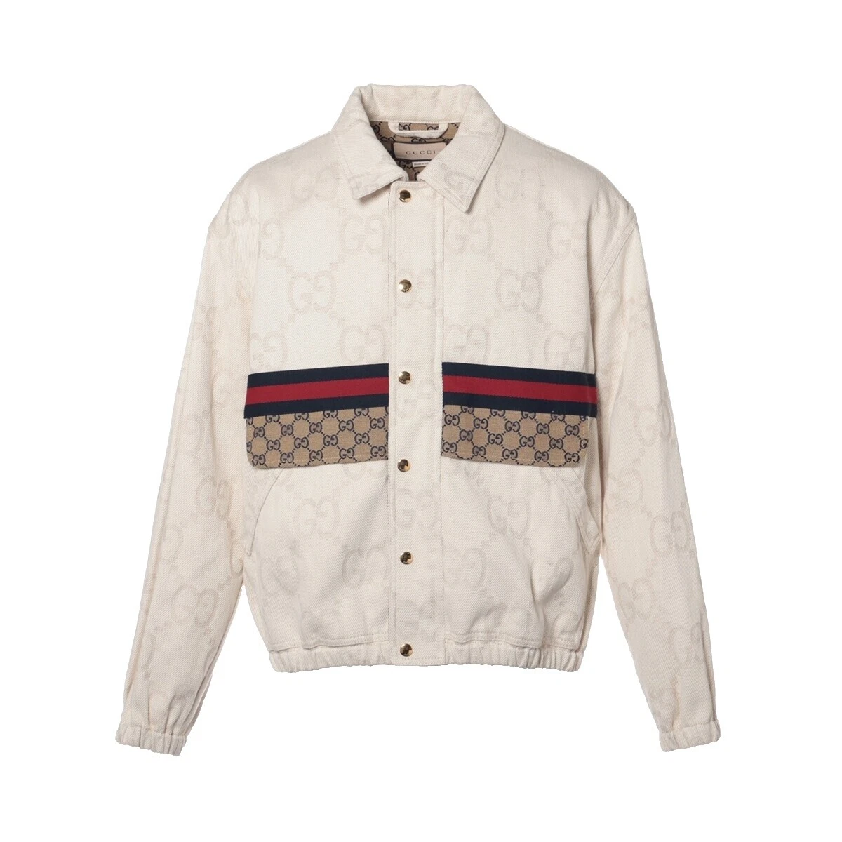 Gucci blanco abrigos, chaquetas y chalecos para hombres
