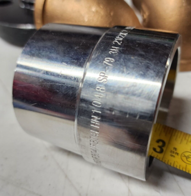 #ad #ad 2 1 2quot; x 2quot; Reducing Socket Weld Insert 304 Stainless Steel 3000# S5034IN024020 $104.08