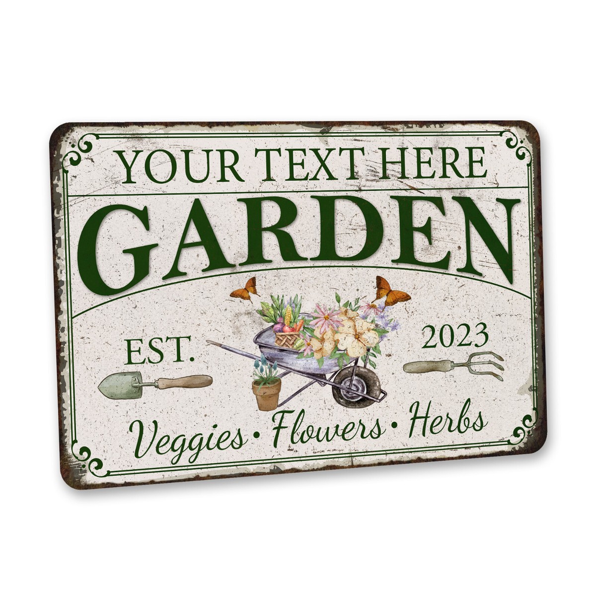 Personalized Garden Sign Veggie Flower Mother's Day Gift