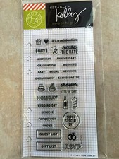 Clearly Kelly Hero Arts Occasions Planner Clear Acrylic Stamp Set -CL921 NEW