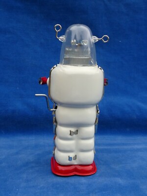Jouet Mécanique Rare – Robot ASTRO CAPTAIN – Marxu International – Tôle Sérigraphiée