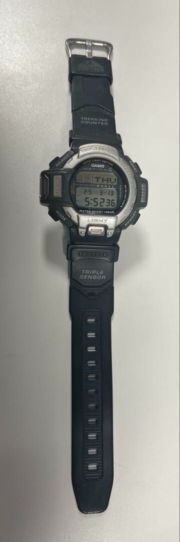絶版　カシオプロトレック　prt-500 チタニウム　　ケース箱付き　美品 楽天市場】【中古】【程度A-】【良品】カシオ プロトレック PRT