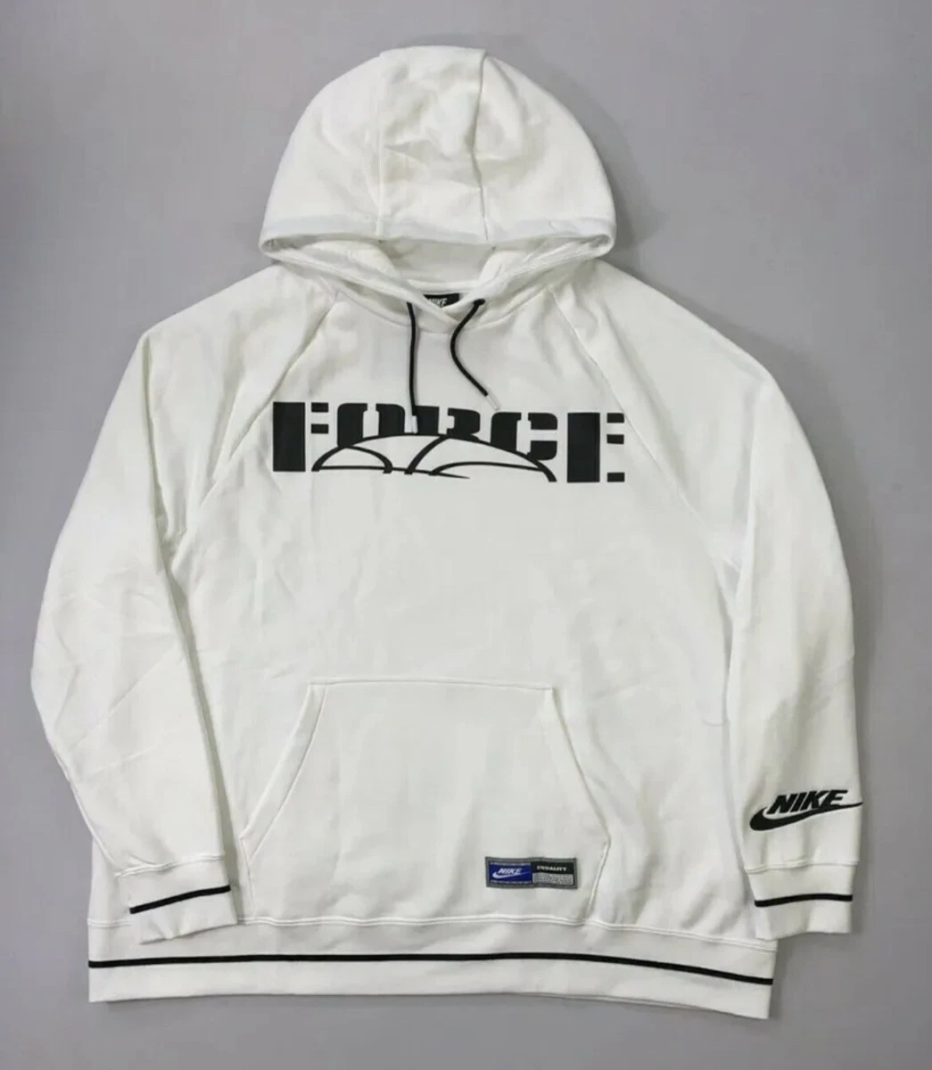 NEW Sz 2XL Women s Nike Air Force Equality Hoodie White DH1102 100