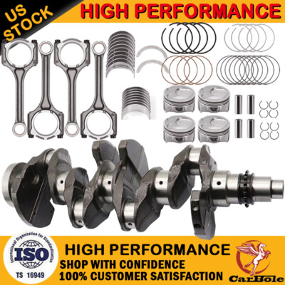 Crankshaft & Con Rods & Bearing & Piston Rings Kit For Hyundai Tucson KIA 2.0L