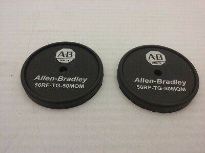 ALLEN BRADLEY 56RF-TG-50MOM DISC TAG 128 BYTE MEMORY SIZE 50MM (LOT OF 2) NNB