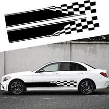 Car body racing stickers, door side stripes, universal personalized decals