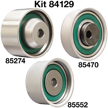 Kit Composants Courroie Serpentine Dayco 5060885K1 - Compatible Gates, NAPA - Pour Climatisation