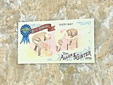 2019 Topps Allen & Ginter Mini Dreams of Blue Ribbons Dizzy Bat Contest #DBR-8