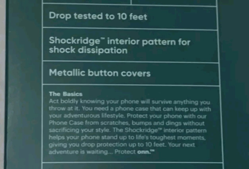 Protect Onn Iridescent Illusion iPhone 13 Pro Max & 12 Pro Max NO