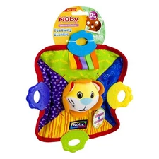 Nuby Teething Blankie, Lion
