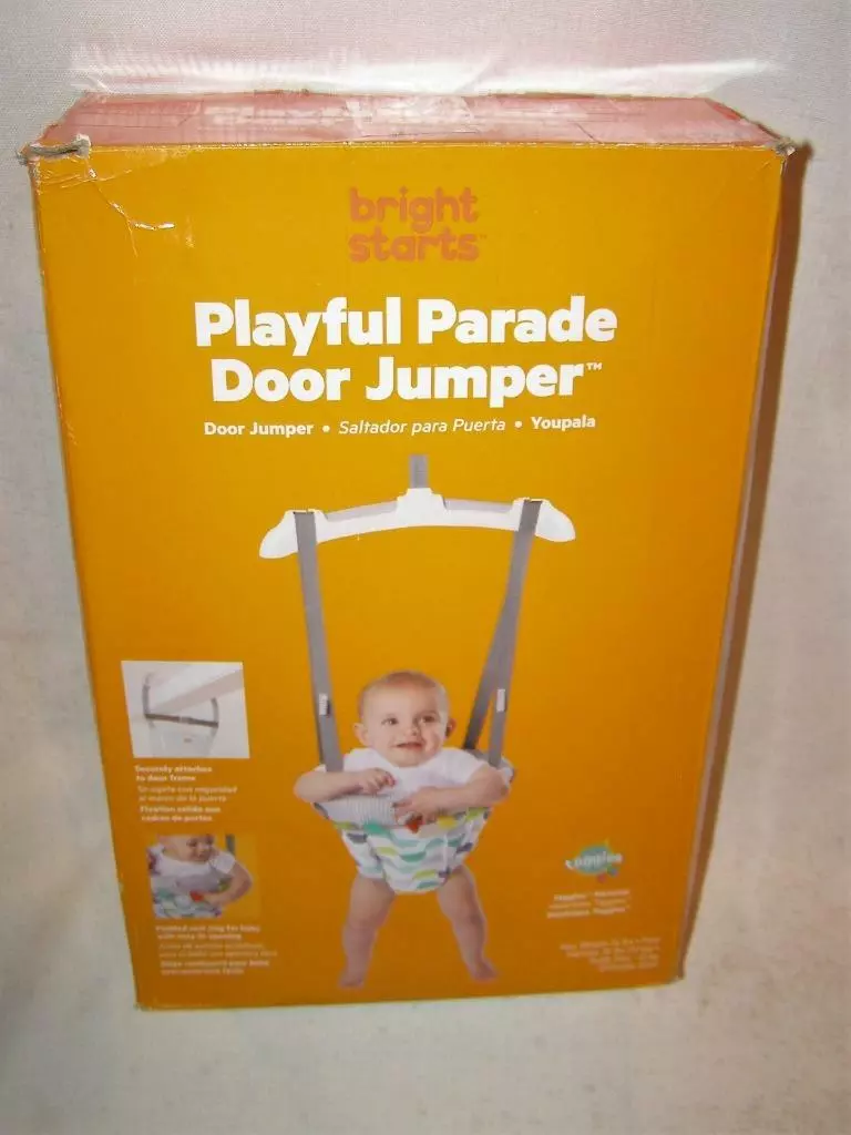 Bright Starts Playful Parade Door Jumper w Padded Seat Ring