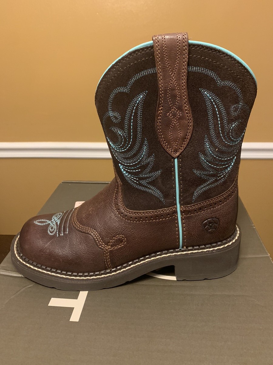 Ariat Women's Fatbaby Heritage Dapper Western Boot Black Ariat