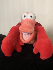 RARE Disney Store Sebastian Plush Stuffed Animal Little Mermaid | eBay