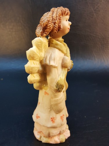 Statuina Angelo con Cuore dell'Amicizia sul retro 5" AG282 - Foto 2 di 8
