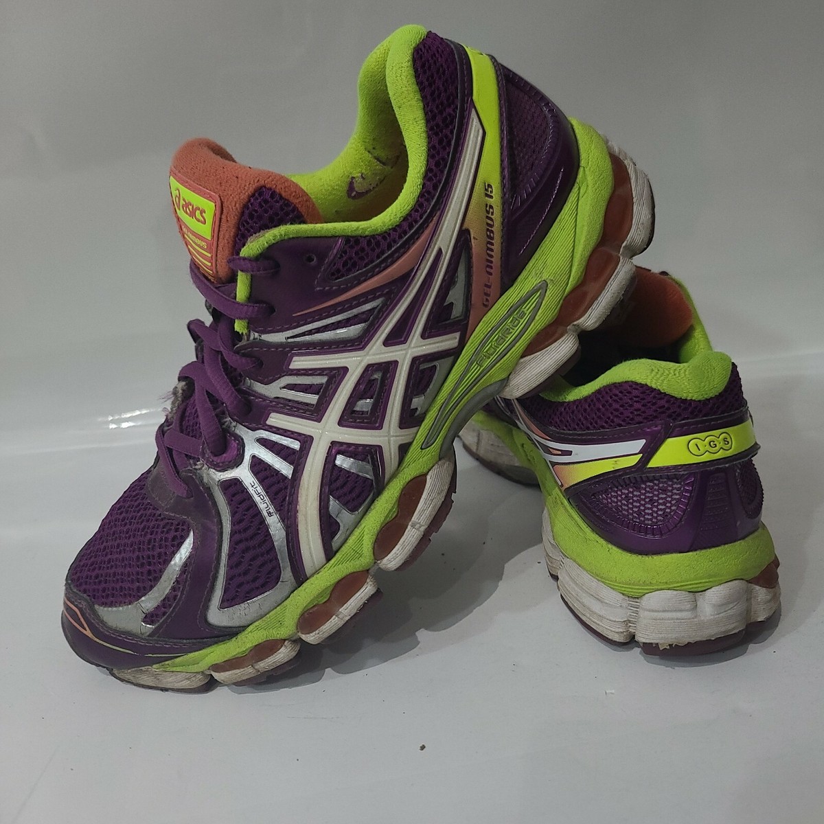 Asics Gel-Nimbus 15 T3B5N Women's Running Shoes Size 8 Sneakers