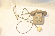 Telefono Sip Vintage anni 70 80 Grigio a disco rotella