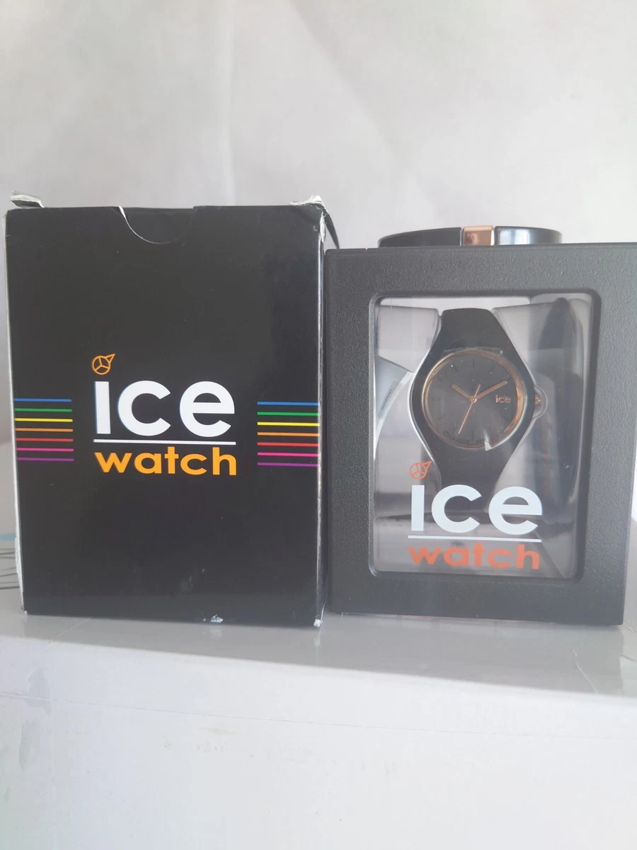 Ice watch glam black rose gold sale