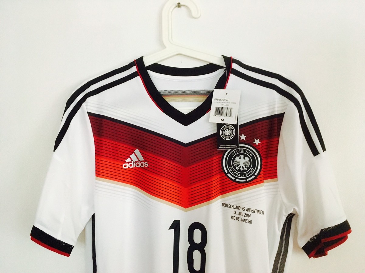 ホーム ユニフォーム 2014 ドイツ代表 adidas ドイツ代表優勝記念Tシャツ W杯 BRASIL 2014 GRANDE 限定品 半袖 #.W杯 レプリカ 記念グッズ
