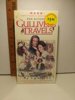 BRAND NEW SEALED Gulliver's Travels (VHS, 1996, 2-Tape Set)  TED DANSON