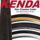 Kenda K23 26 x 1-3/8 x 1-1/4" Bike Tire ISO 37-597 Schwinn S6 Black Gum or White