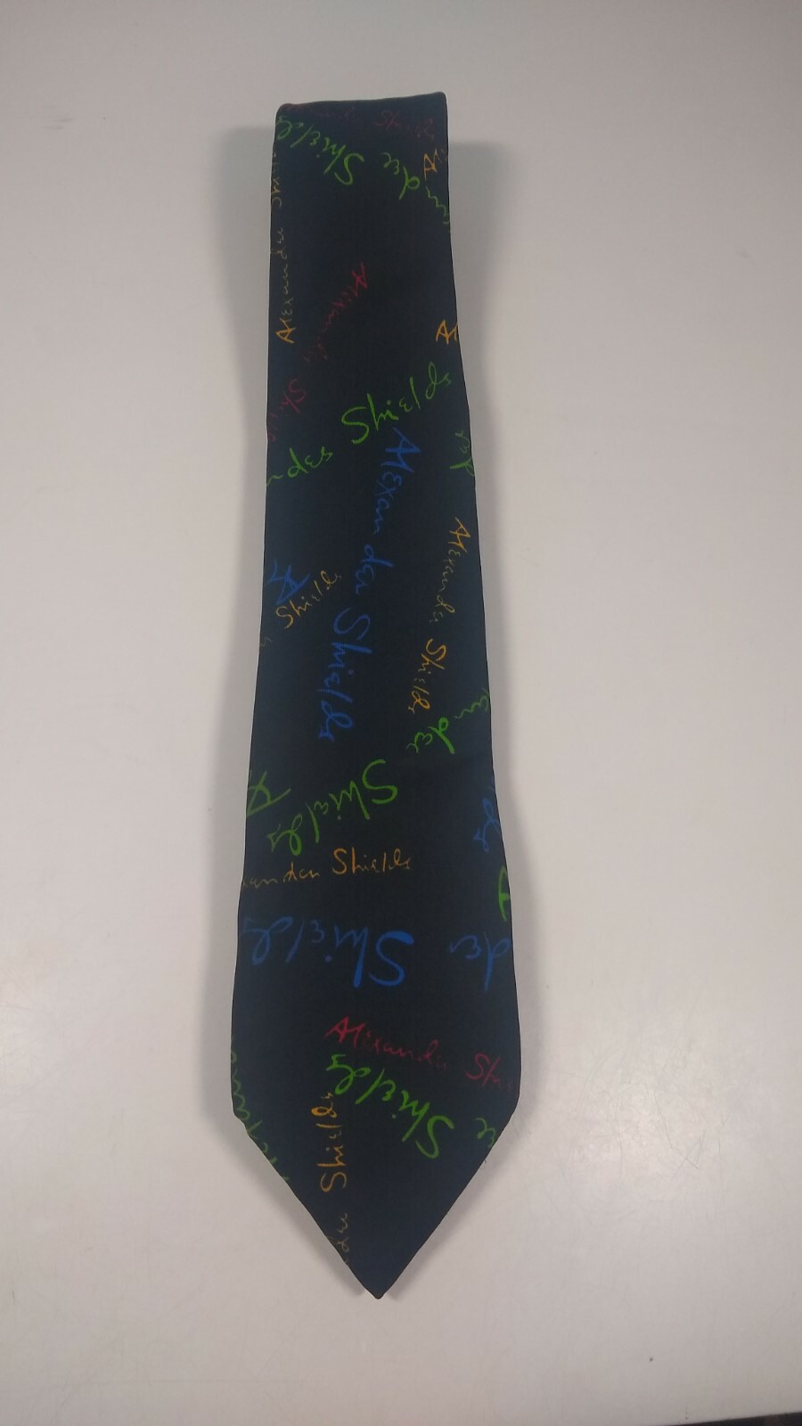 Alexander Shields Signature Tie Black 55" Vintage Gem