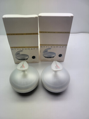 2 x StyleCraft Smoothing untangling brush wet & dry detangling
