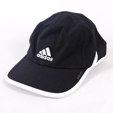 Adidas Logo Adizero Climacool Adjustable Baseball Hat Cap Visor Black White