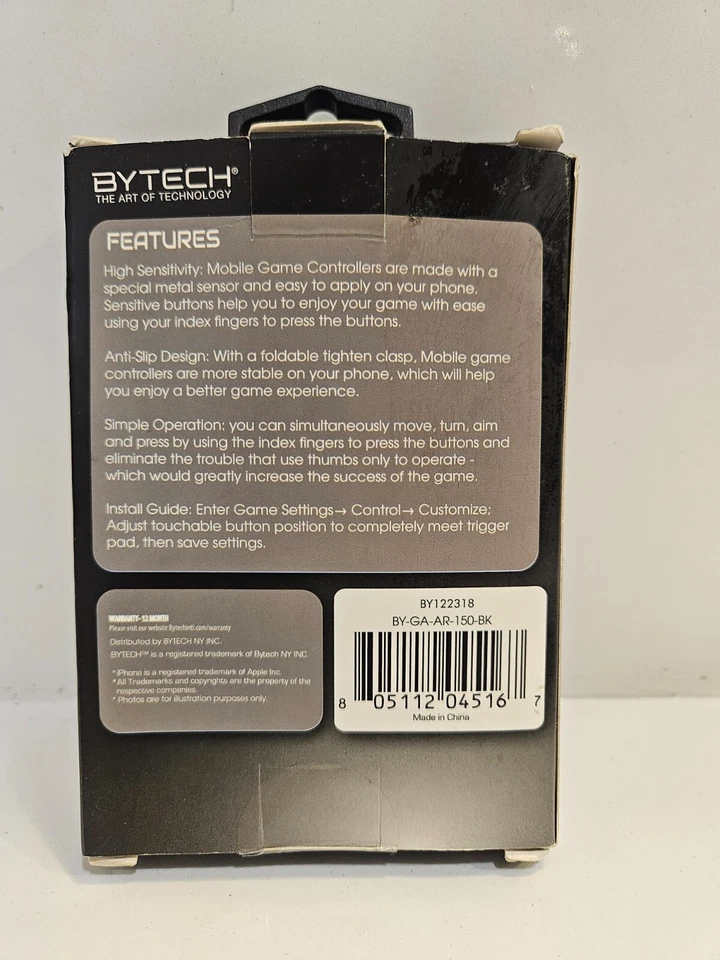 Smartphone Gaming Trigger Universal Smartphone Easy Use High Reactive/Adjustable - Image 2 of 3