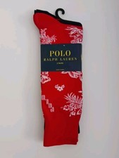 NEW TAGS x2 Polo Ralph Lauren Bear Signature Dress Sock Sz. 10-13ShoeSz.6-12.5