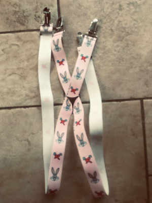 Kinderhosenträger,  rosa, Bugs Bunny
