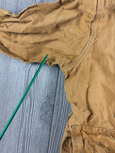 Western Field Boys Barn Coat Tan Outdoors Vintage chore hunting jacket - Picture 9 of 9