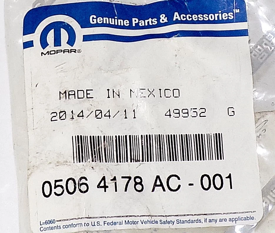 05064178AC Nuevo Cable de Antena Mopar OEM para Grand Caravan Town & Country 2008-20 Foto 4 de 4