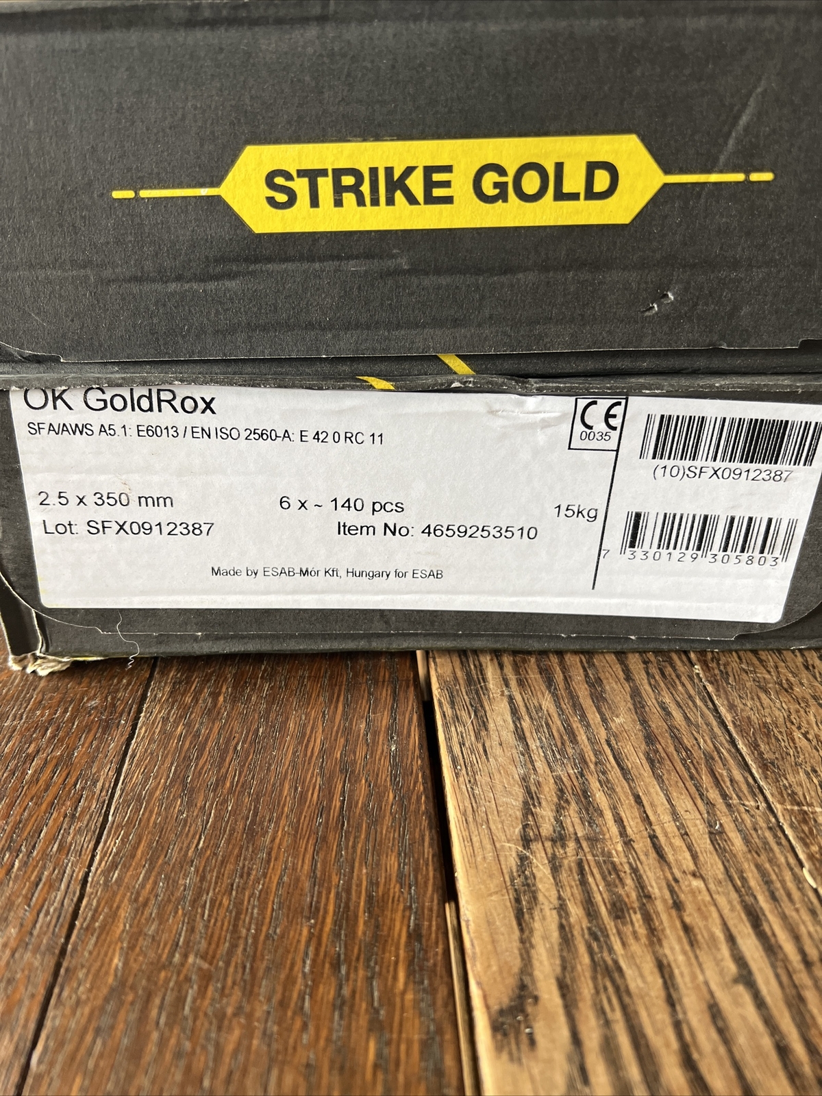 Ok GoldRox E6013 Steel ESAB Arc Welding Electrode 2.5mm X 350mm eBay