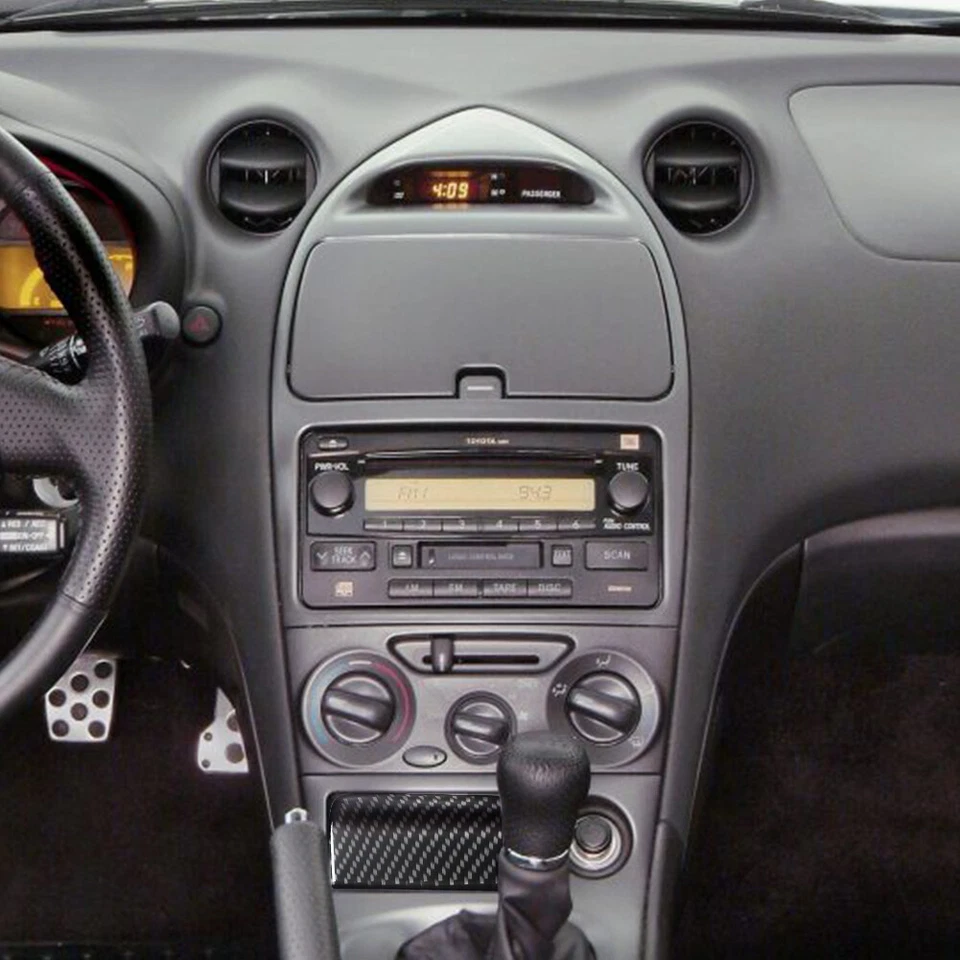 Carbon Fiber Interior Ashtray Panel Trim Cover Decor for Toyota Celica 2002-2005 - Imagen 2 de 4