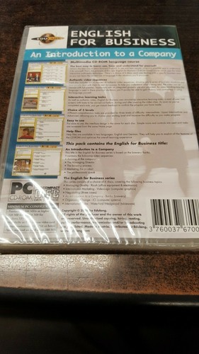 English for Business - An Introduction to a Company PC CD-Rom NEU 15%Rabatt 4 - Bild 2 von 2