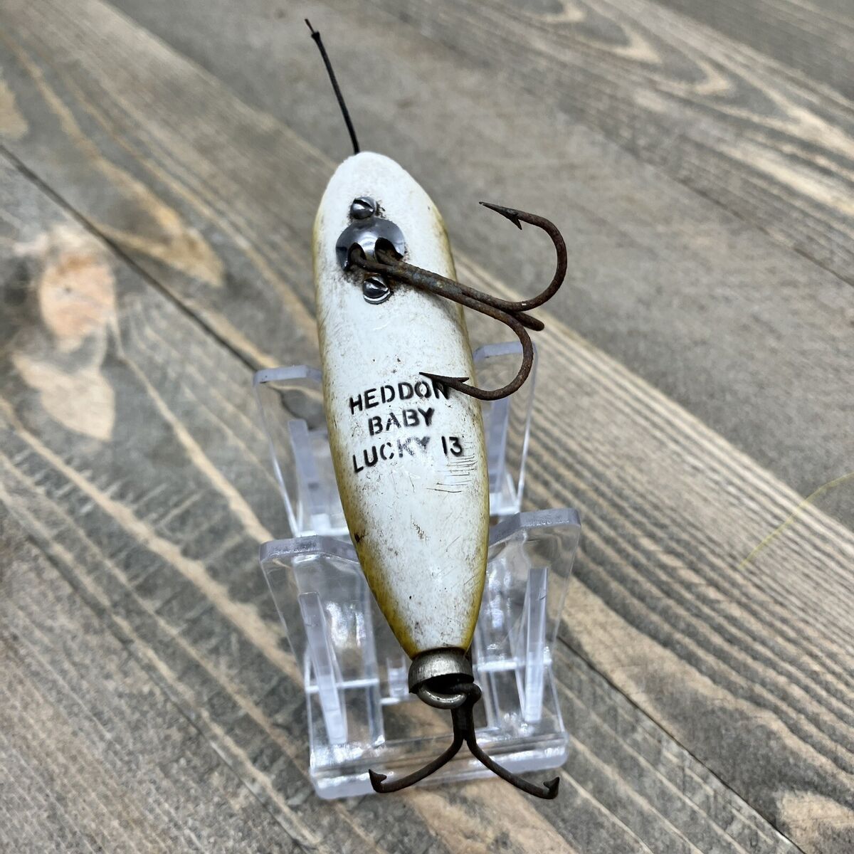 Vintage Heddon Baby Lucky 13 Fishing Lure Plug | eBay Vintage Heddon Baby Lucky 13 Fishing Lure Plug | eBay
