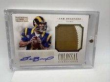 2012 National Treasures Sam Bradford Colossal Signatures Prime Patch Auto #04/10