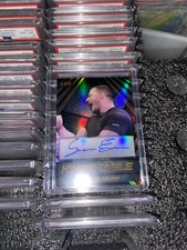 AUTOGRAPHED Arm Wrestling King of the Table Ermes Gasparini Card 11/15