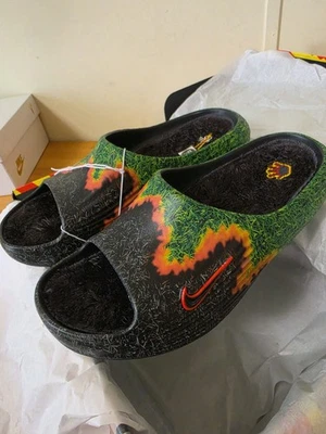 .SWOOSH x Nike ReactX Rejuven8 Slide 420 ‘Touch Grass’ IR0459-001 Mens Size 11 - Image 1 of 4