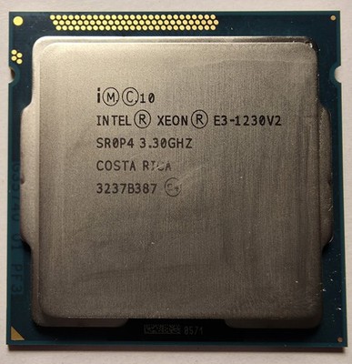 Intel Xeon E3-1230 v2 SR0P4 3.30GHz Quad-Core LGA1155 CPU Tested Working