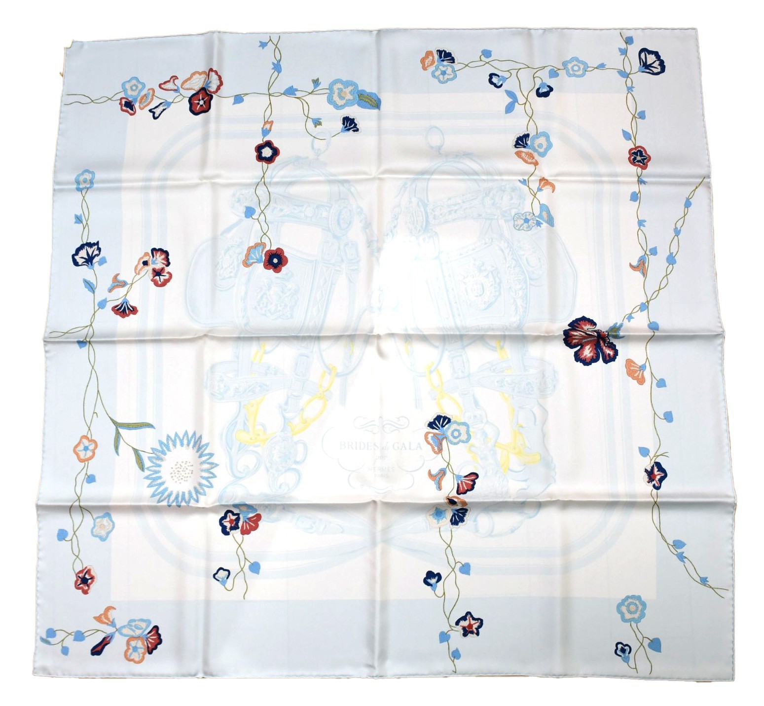 Brides Fleuries - Hermès Scarf Details | Scarf Sage
